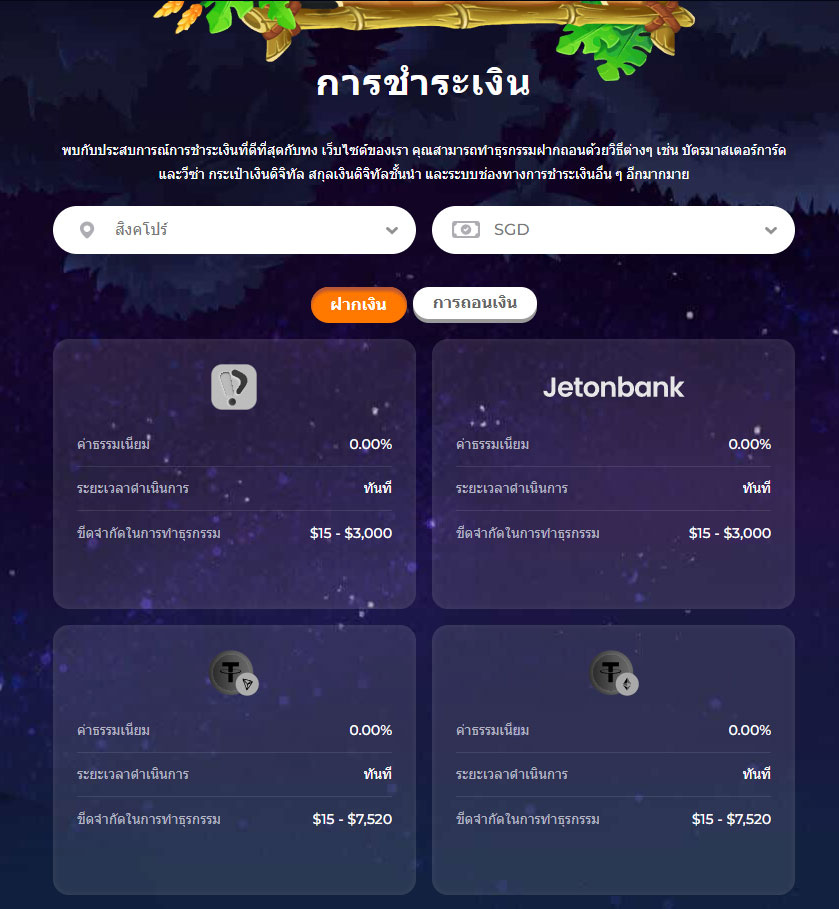 Wazamba Casino Payments