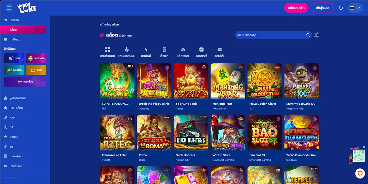 HappyLuke Casino Slot Games