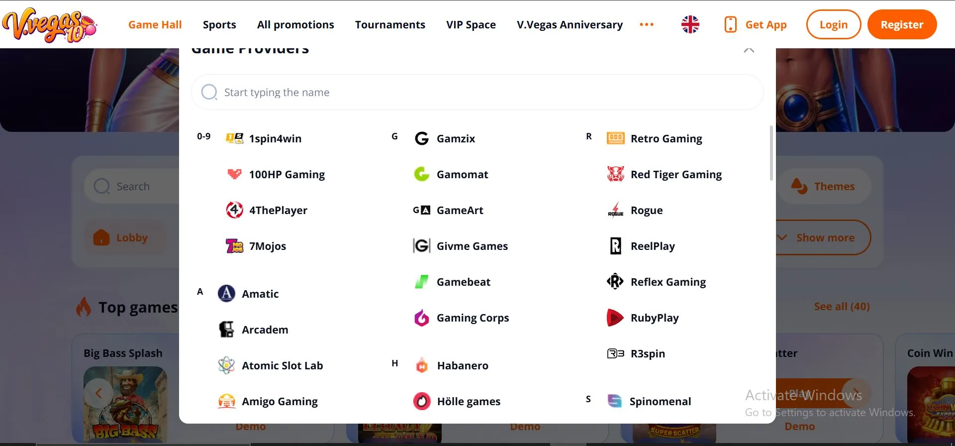 v.vegas-providers-list